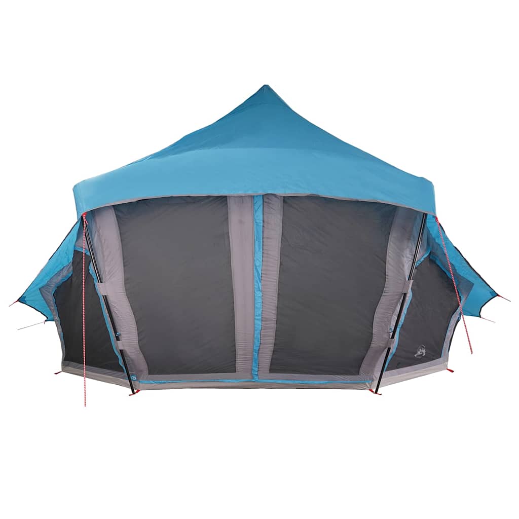 Tipi šator s krovom s pohranom Plava 508 x 470 x 300 cm taft