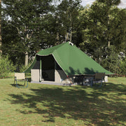 Tipi šator s krovom s pohranom Zelena 358 x 296 x 258 cm taft