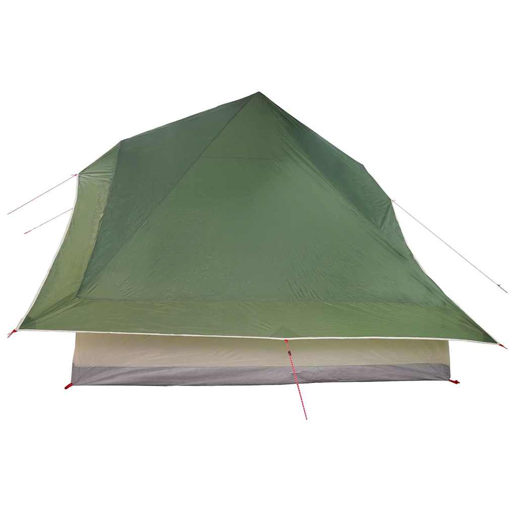 Tipi šator s krovom s pohranom Zelena 364 x 281 x 257 cm taft