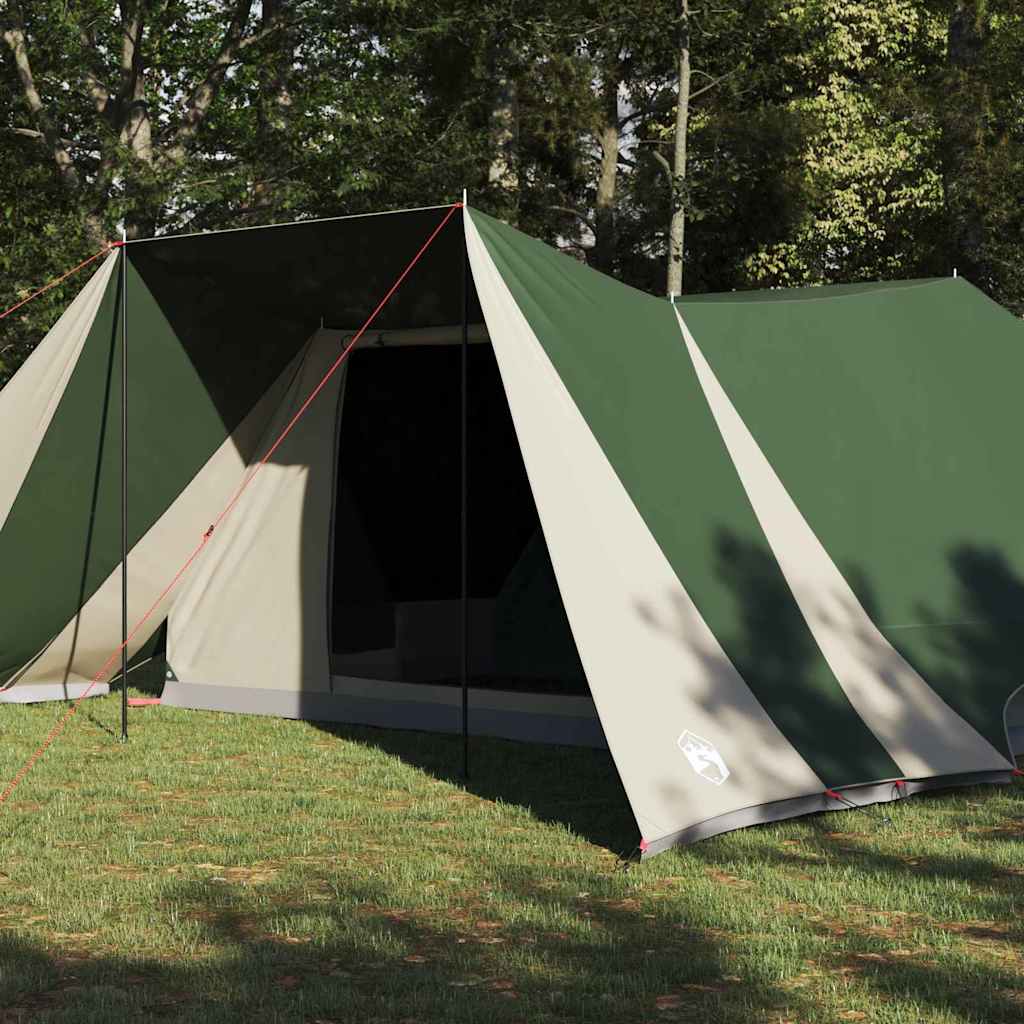Tipi šator s krovom s pohranom Zelena 660 x 456 x 200 cm taft