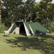 Tipi šator s krovom s pohranom Zelena 660 x 456 x 200 cm taft