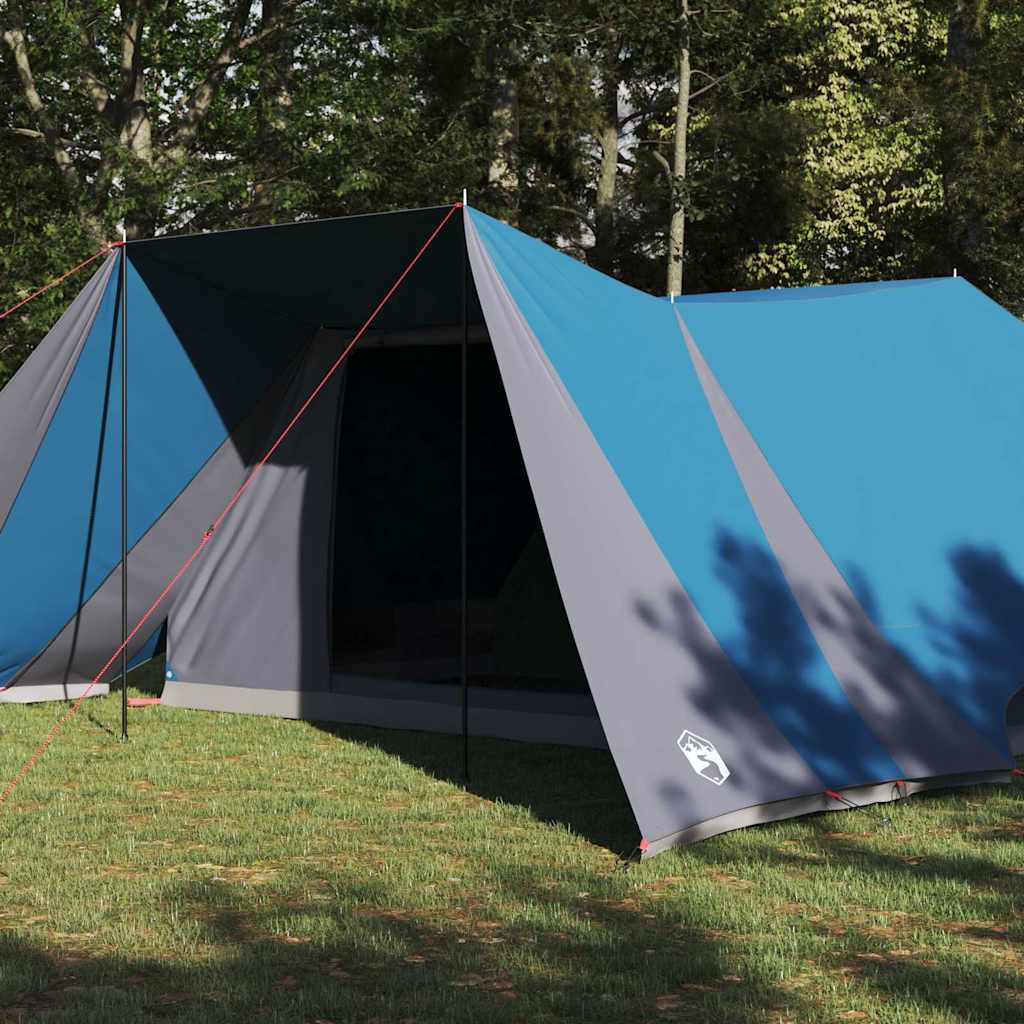 Tipi šator s krovom s pohranom Plava 660 x 456 x 200 cm taft