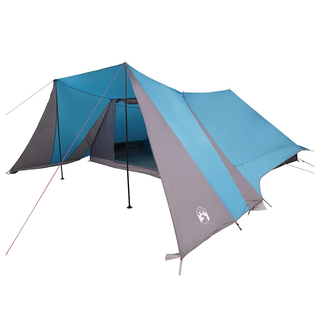 Tipi šator s krovom s pohranom Plava 660 x 456 x 200 cm taft
