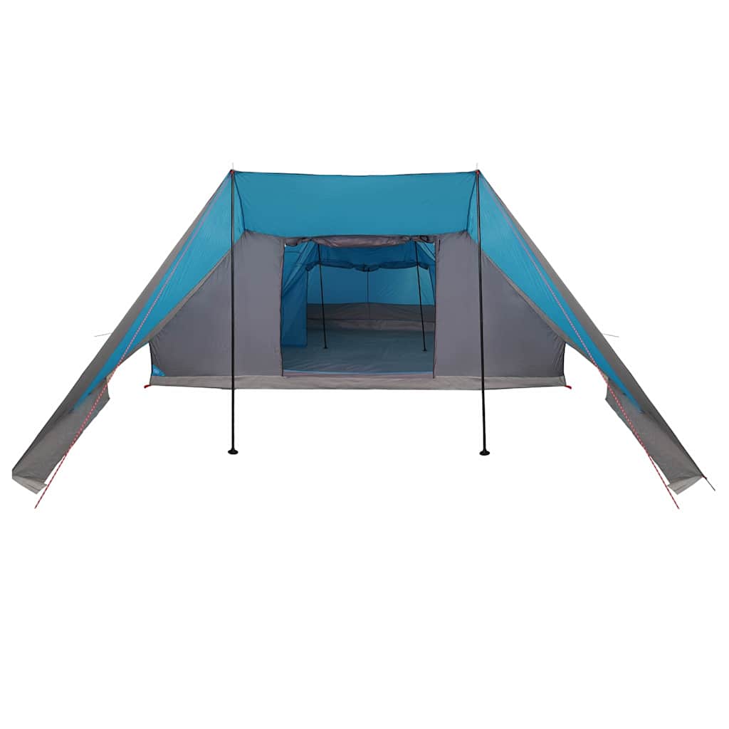 Tipi šator s krovom s pohranom Plava 660 x 456 x 200 cm taft