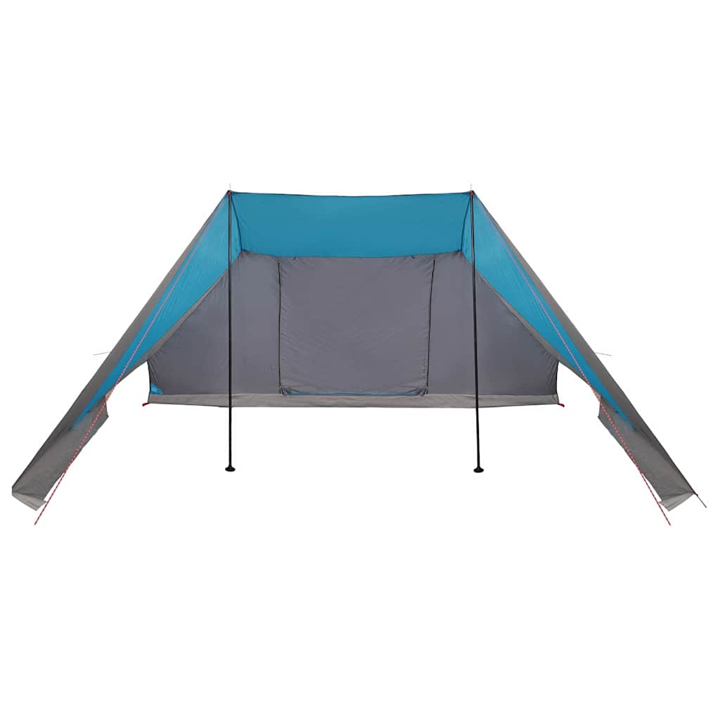Tipi šator s krovom s pohranom Plava 660 x 456 x 200 cm taft