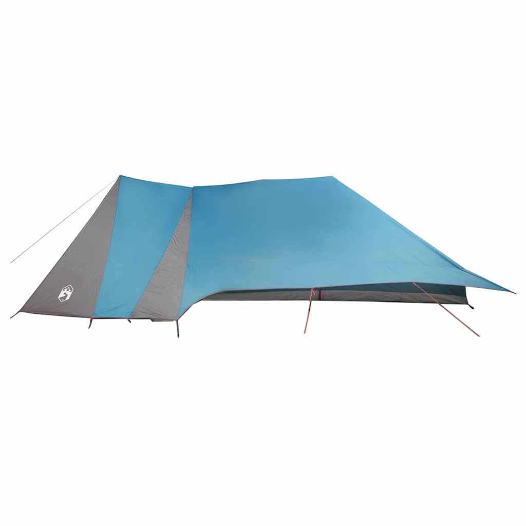 Tipi šator s krovom s pohranom Plava 660 x 456 x 200 cm taft