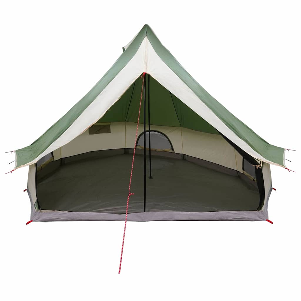 Tipi šator s krovom s pohranom Zelena 400 x 346 x 250 cm taft