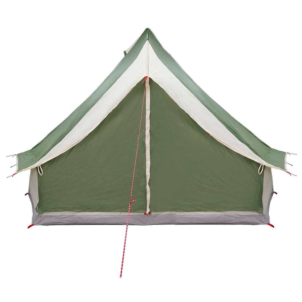 Tipi šator s krovom s pohranom Zelena 400 x 346 x 250 cm taft