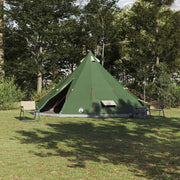 Tipi šator s krovom s pohranom Zelena 560 x 560 x 300 cm taft