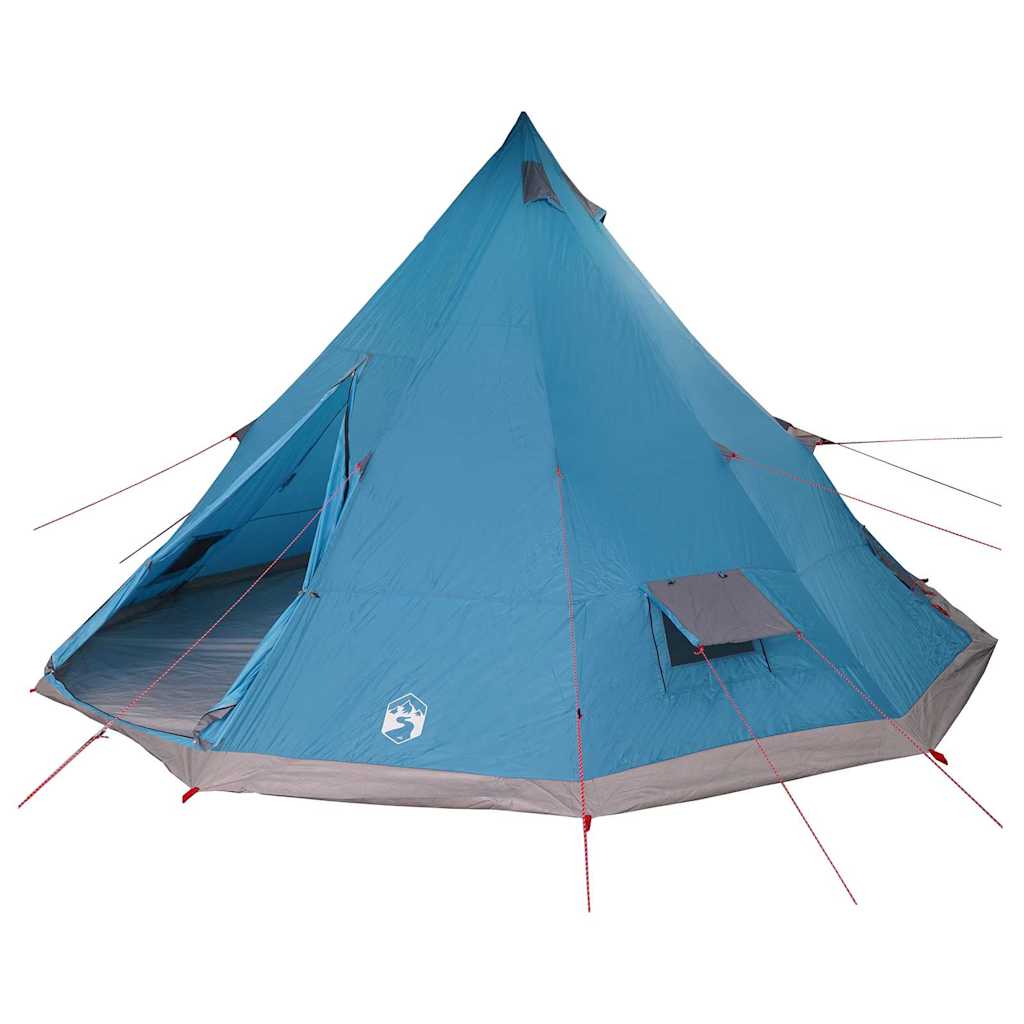Tipi šator s krovom s pohranom Plava 560 x 560 x 300 cm taft