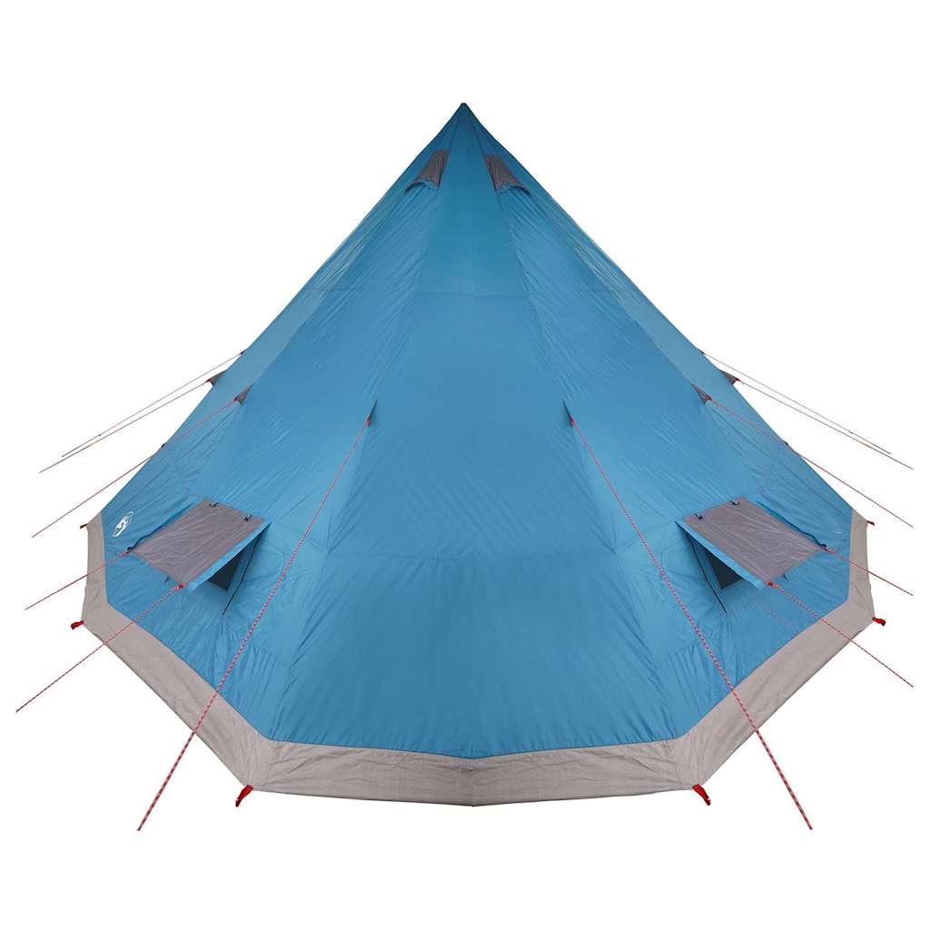 Tipi šator s krovom s pohranom Plava 560 x 560 x 300 cm taft