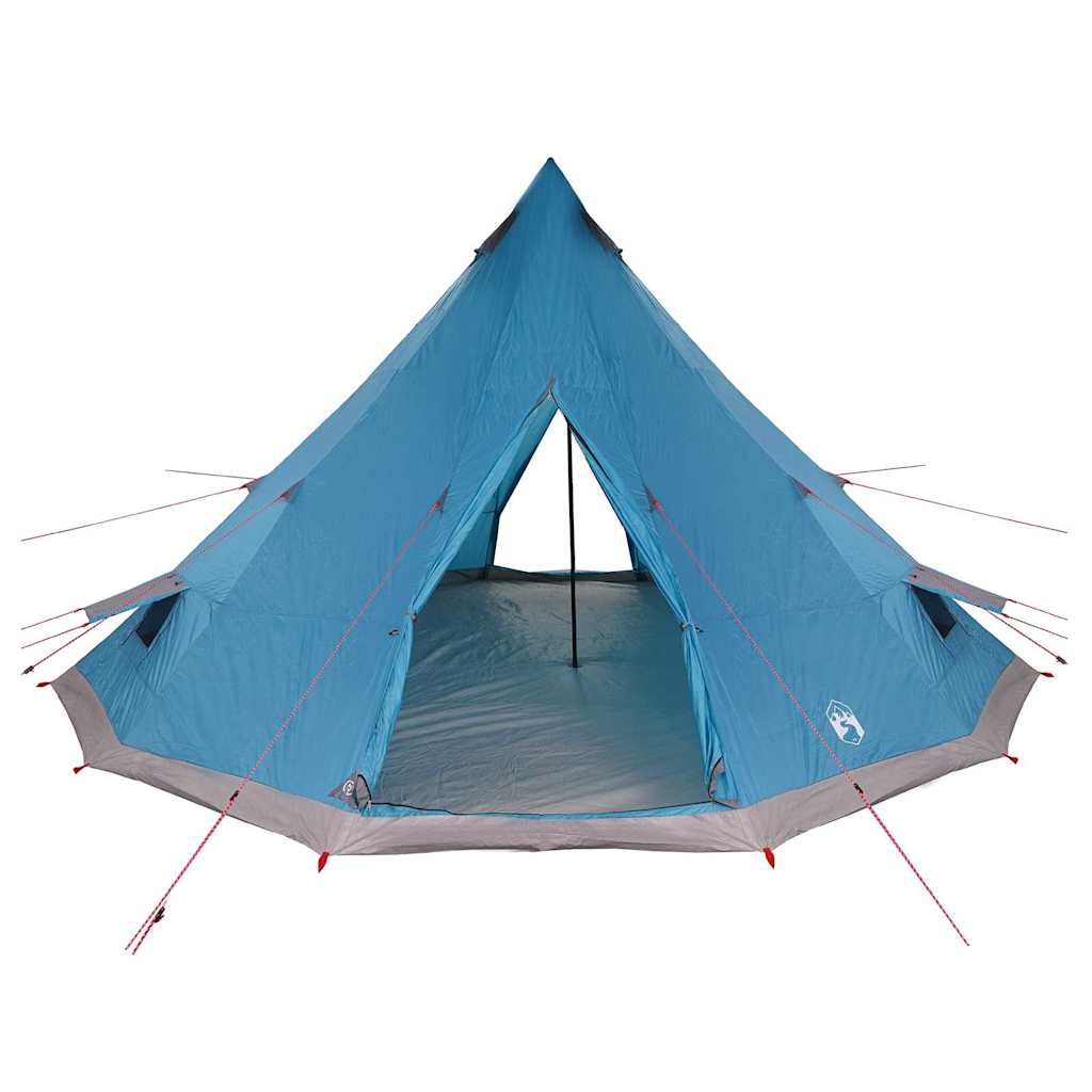 Tipi šator s krovom s pohranom Plava 560 x 560 x 300 cm taft