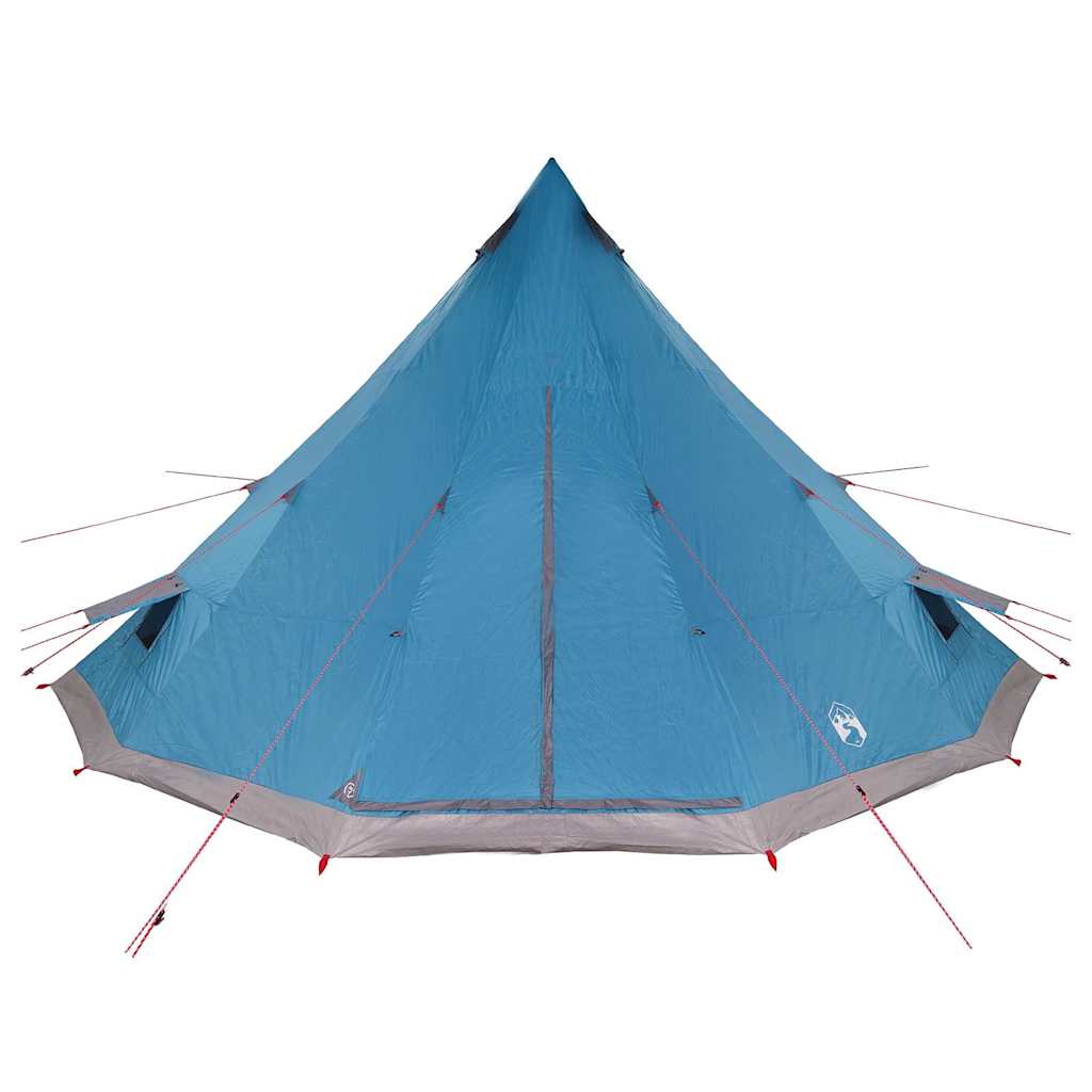 Tipi šator s krovom s pohranom Plava 560 x 560 x 300 cm taft
