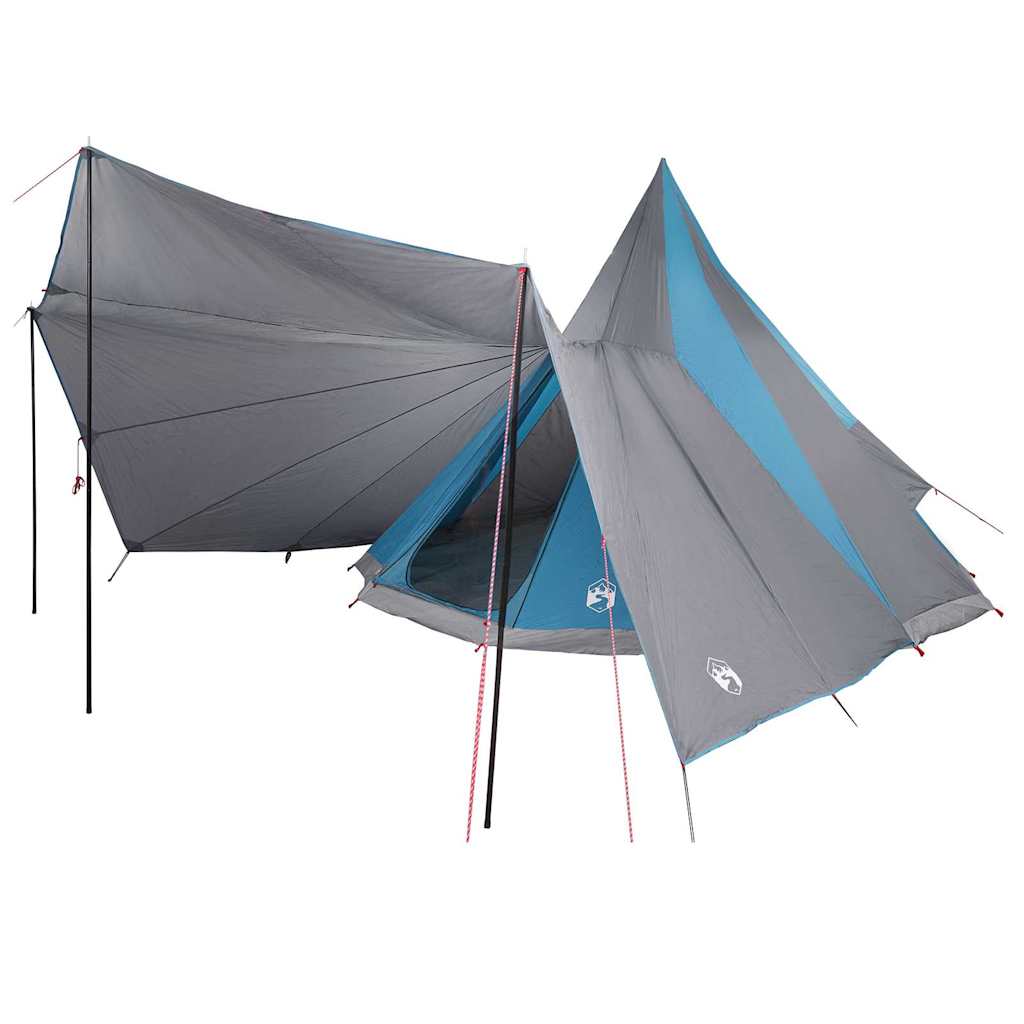 Tipi šator s krovom s pohranom Plava 510 x 690 x 330 cm taft