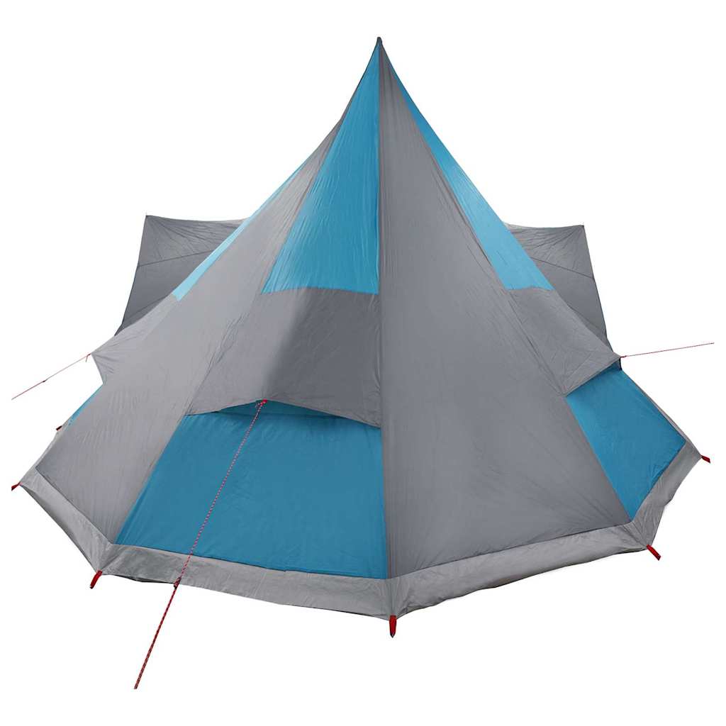 Tipi šator s krovom s pohranom Plava 510 x 690 x 330 cm taft