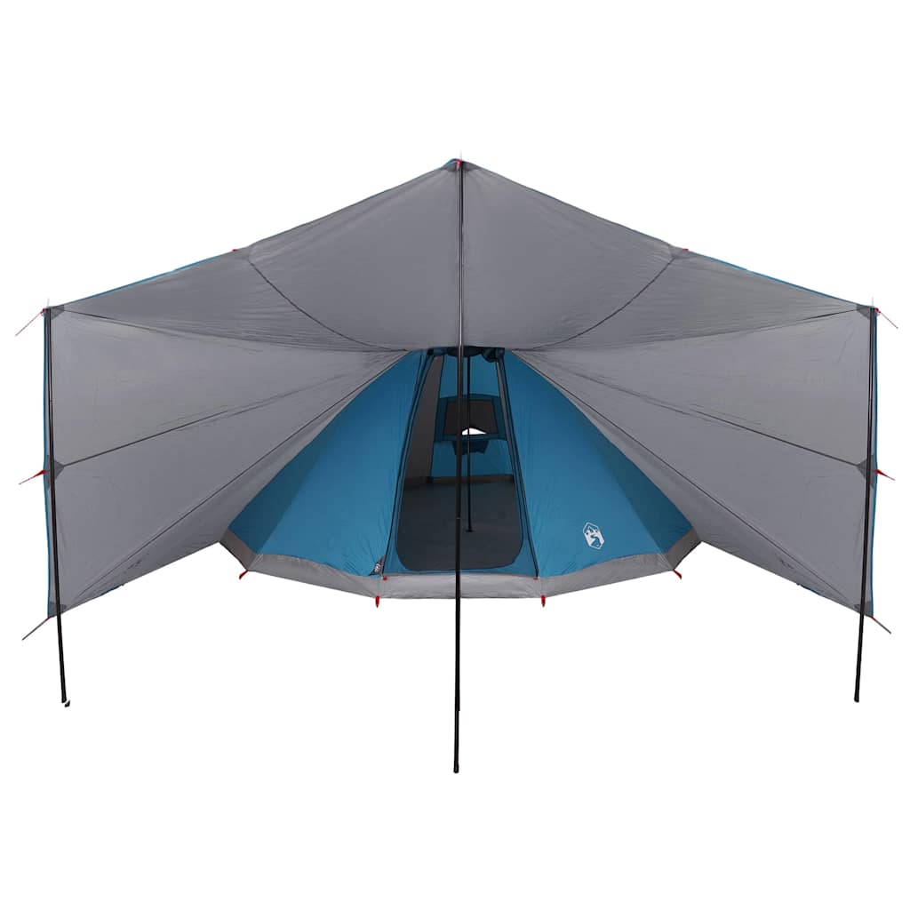 Tipi šator s krovom s pohranom Plava 510 x 690 x 330 cm taft
