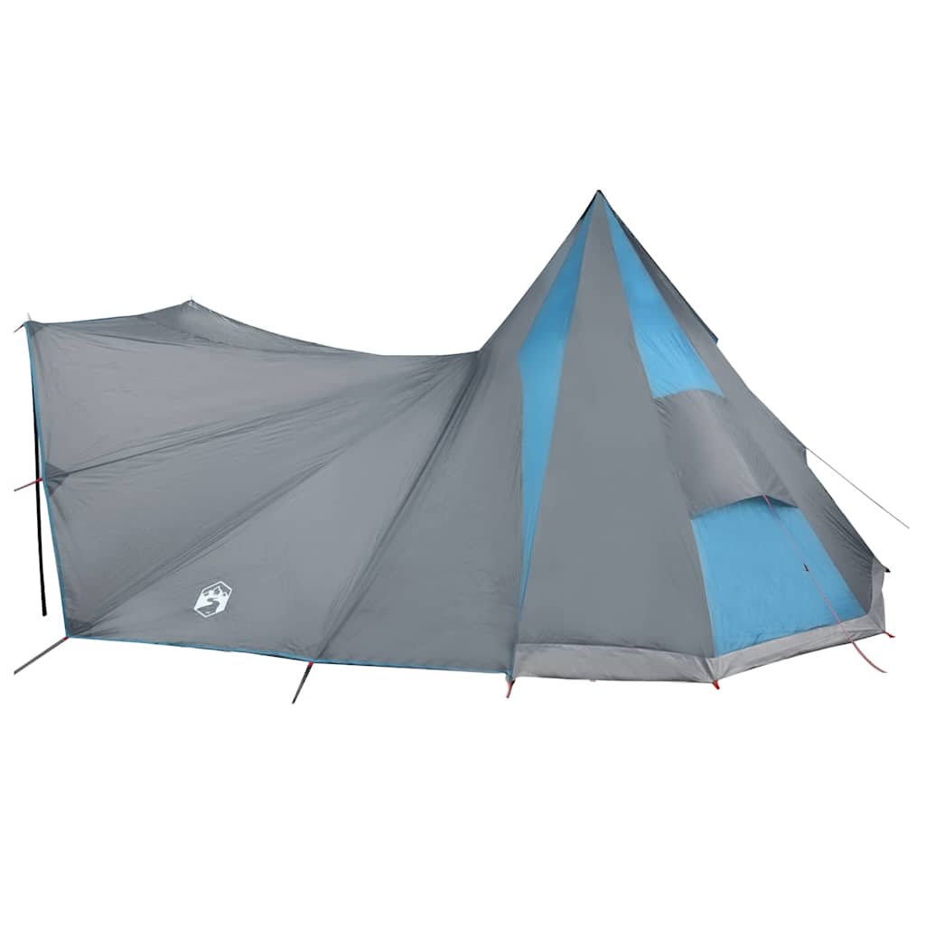 Tipi šator s krovom s pohranom Plava 510 x 690 x 330 cm taft