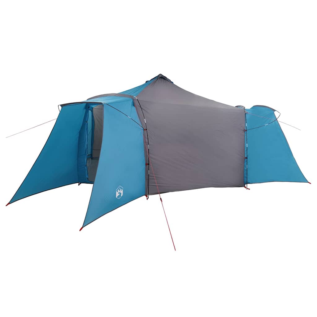 Tipi šator s krovom s pohranom Plava 492 x 492 x 275 cm taft