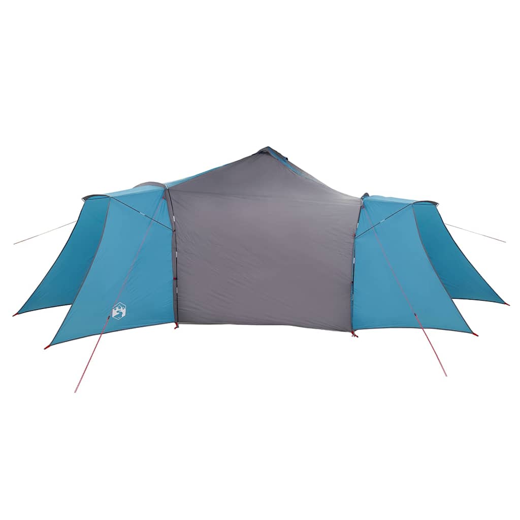 Tipi šator s krovom s pohranom Plava 492 x 492 x 275 cm taft