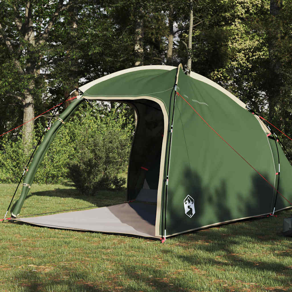Kabinski šator s krovom Zelena 370 x 230 x 185 cm taft