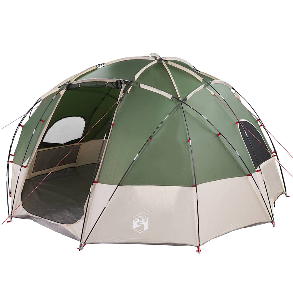 Šator s kupolom s krovom Zelena 475 x 475 x 235 cm taft