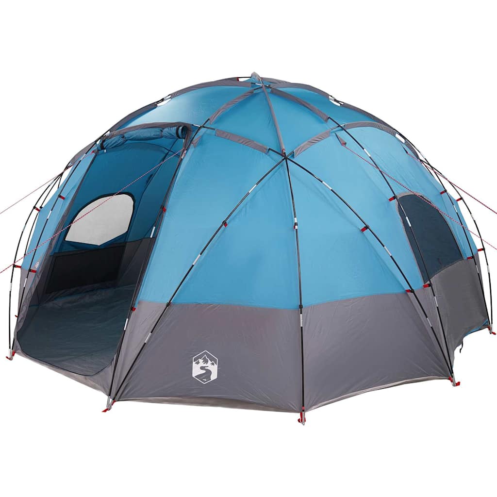 Šator s kupolom s krovom Plava 475 x 475 x 235 cm taft
