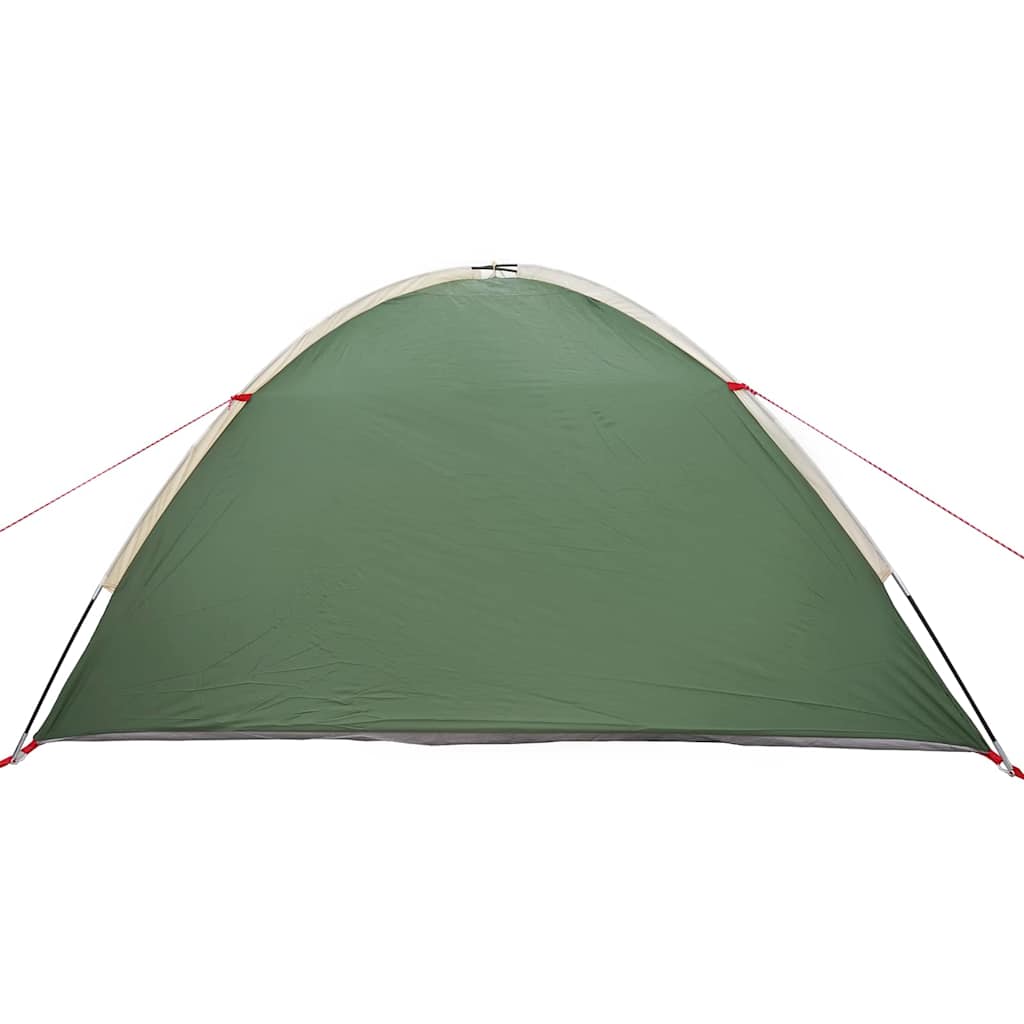 Kamping šator s krovom Zelena 308 x 268 x 130 cm Poliester