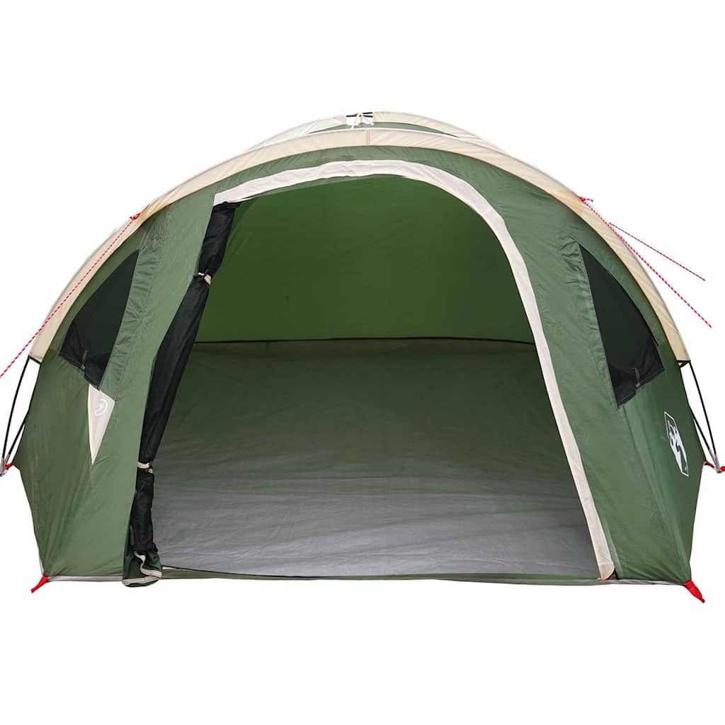 Kamping šator s krovom Zelena 308 x 268 x 130 cm Poliester
