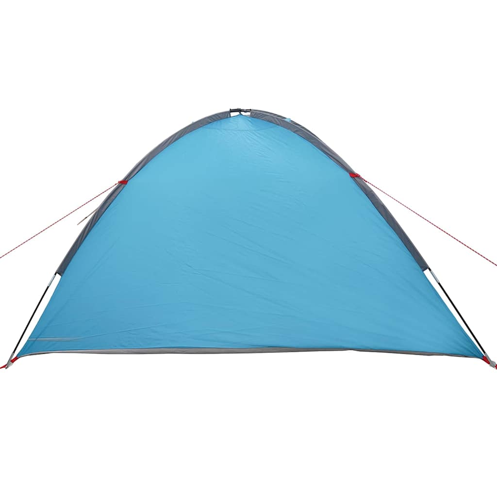 Kamping šator s krovom Plava 308 x 268 x 130 cm Poliester