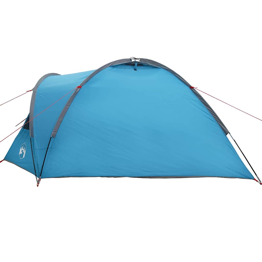 Kamping šator s krovom Plava 308 x 268 x 130 cm Poliester