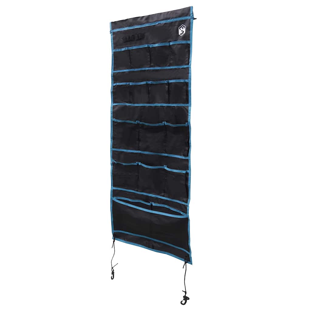 Vreća za spremanje s pohranom Crna i Plava 125 x 48 cm oxford