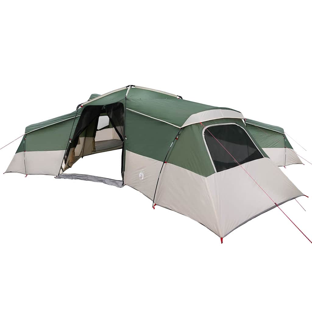 Obiteljski šator s krovom Zelena 833 x 585 x 216 cm taft