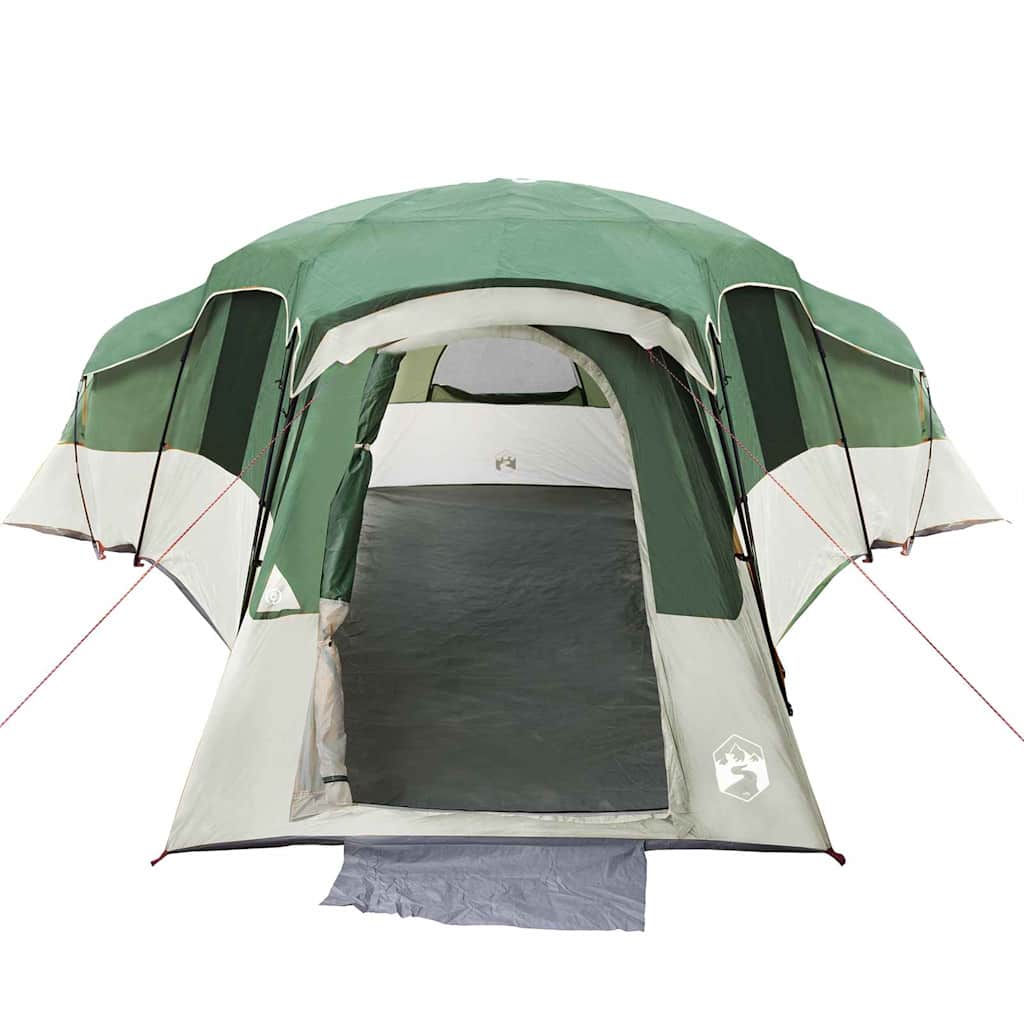 Obiteljski šator s krovom Zelena 762 x 655 x 218 cm taft