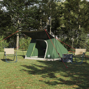 Kamping šator s krovom Zelena 282 x 225 x 154 cm taft
