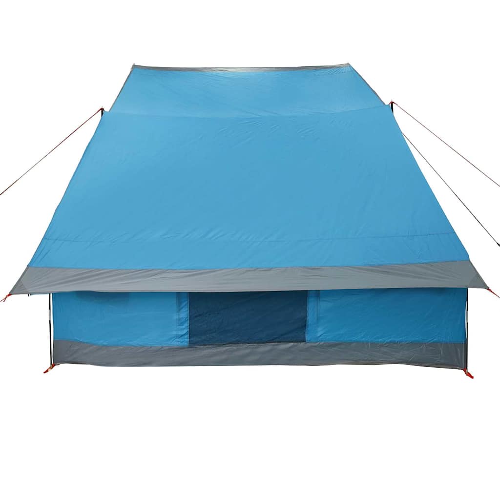 Kamping šator s krovom s pohranom Plava 282 x 225 x 154 cm taft