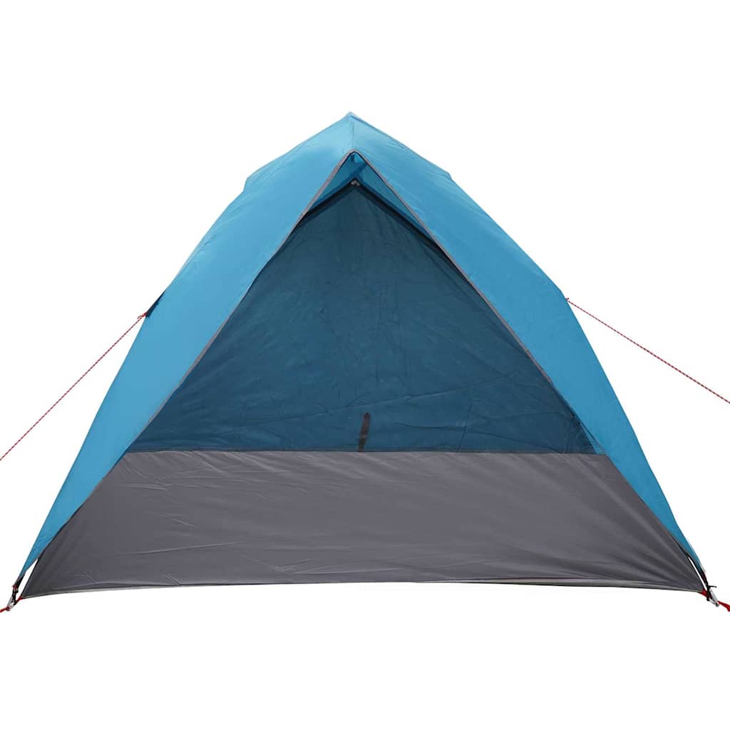 Kamping šator s krovom s pohranom Plava 320 x 275 x 190 cm taft