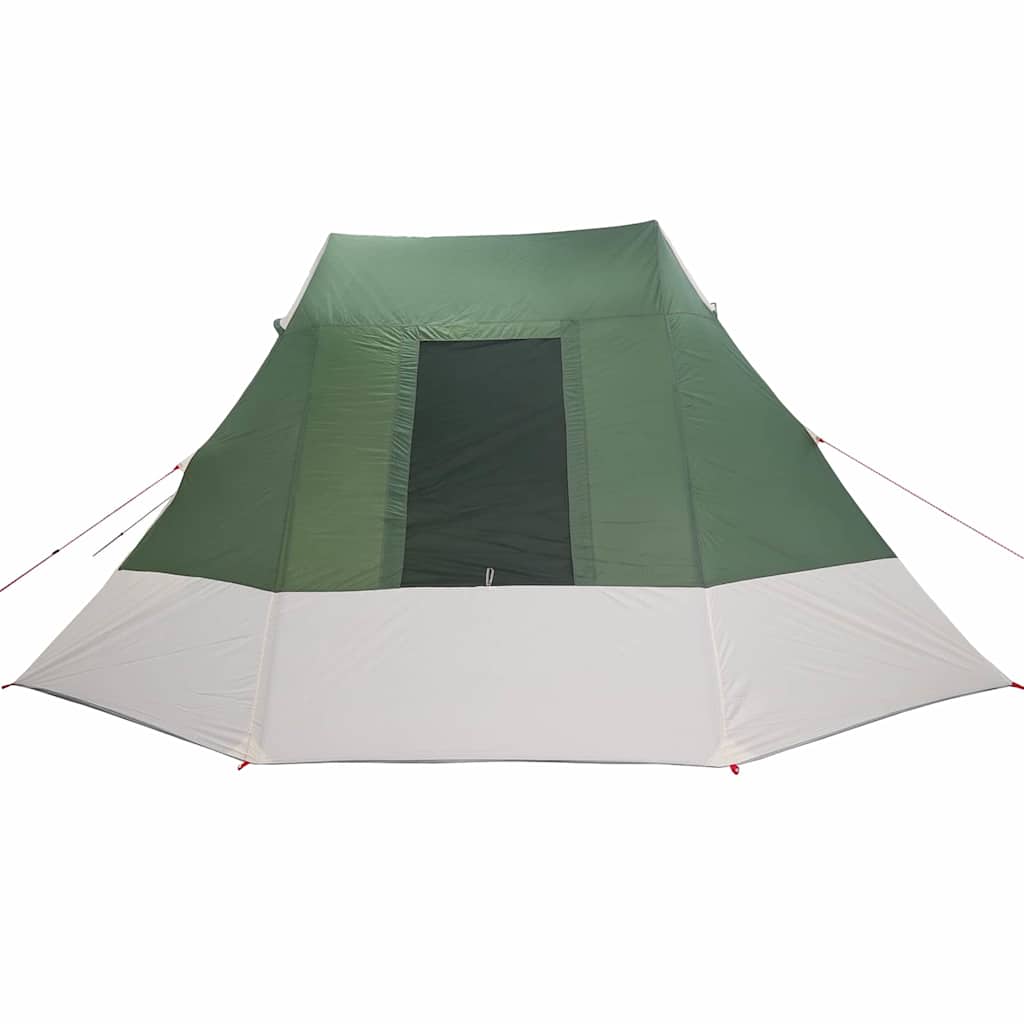 Kamping šator s krovom Zelena 482 x 360 x 227 cm taft
