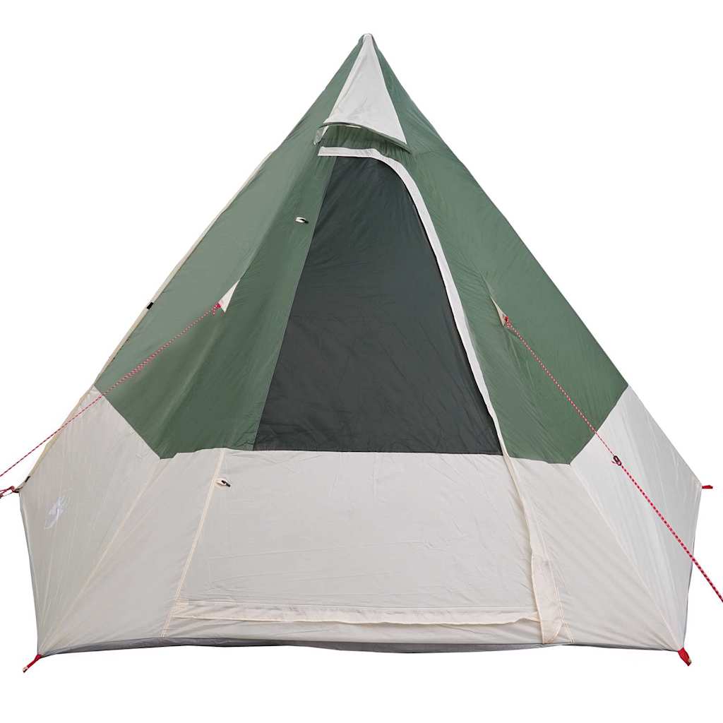 Kamping šator s krovom Zelena 482 x 360 x 227 cm taft