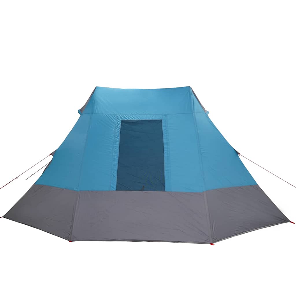 Kamping šator s krovom s pohranom Plava 482 x 360 x 227 cm taft