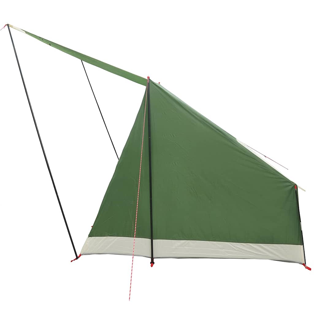 Kamping šator s krovom Zelena 223 x 163 x 130 cm taft