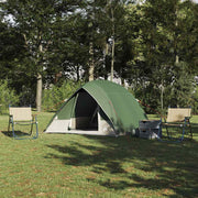 Kamping šator s krovom Zelena 275 x 230 x 140 cm taft
