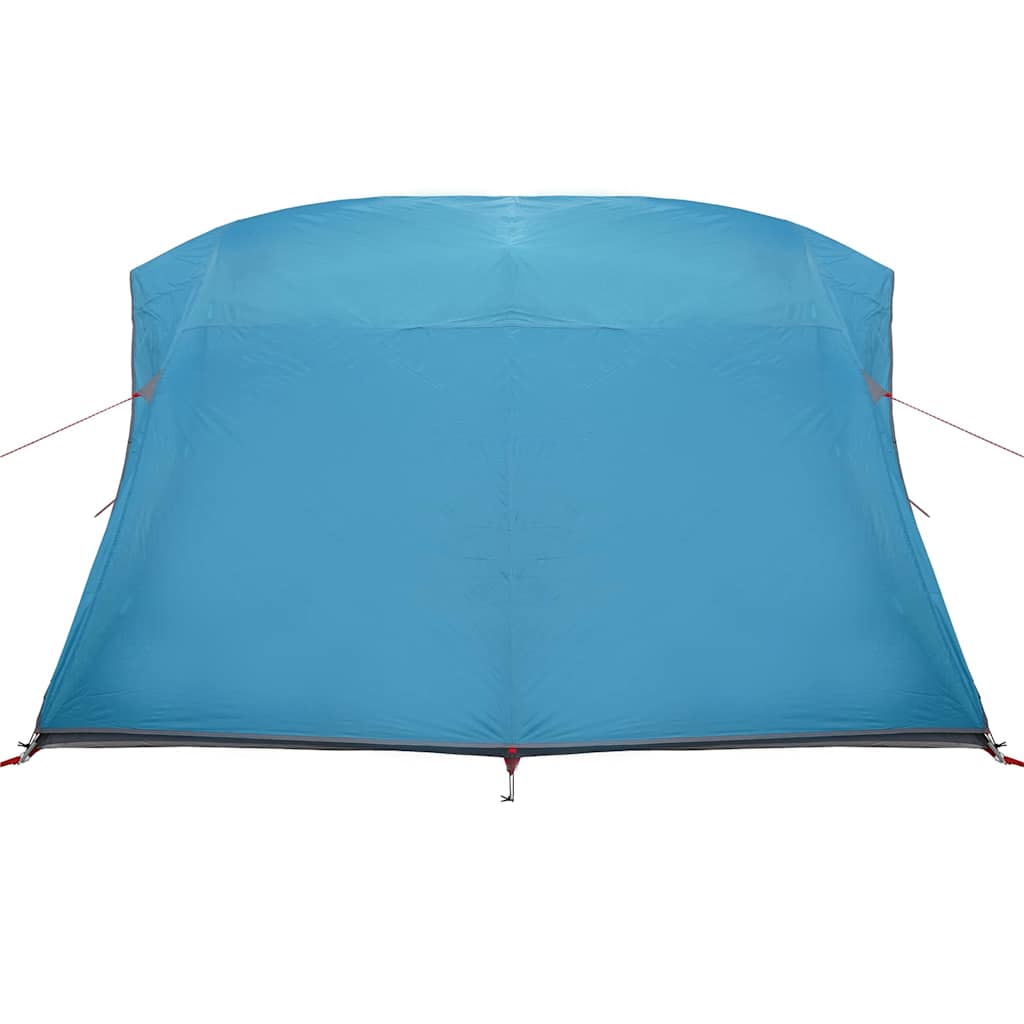 Kamping šator s krovom s pohranom Plava 275 x 230 x 140 cm taft