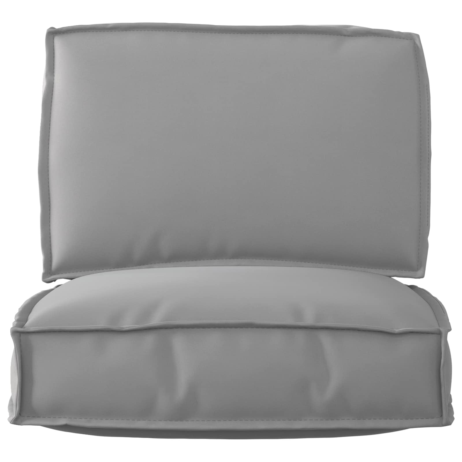 Set jastučića za palete 2 pcs Siva Oxford tkanina