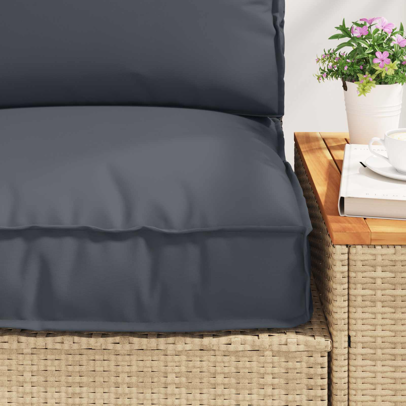 Set jastučića za palete 2 pcs Antracit Oxford tkanina