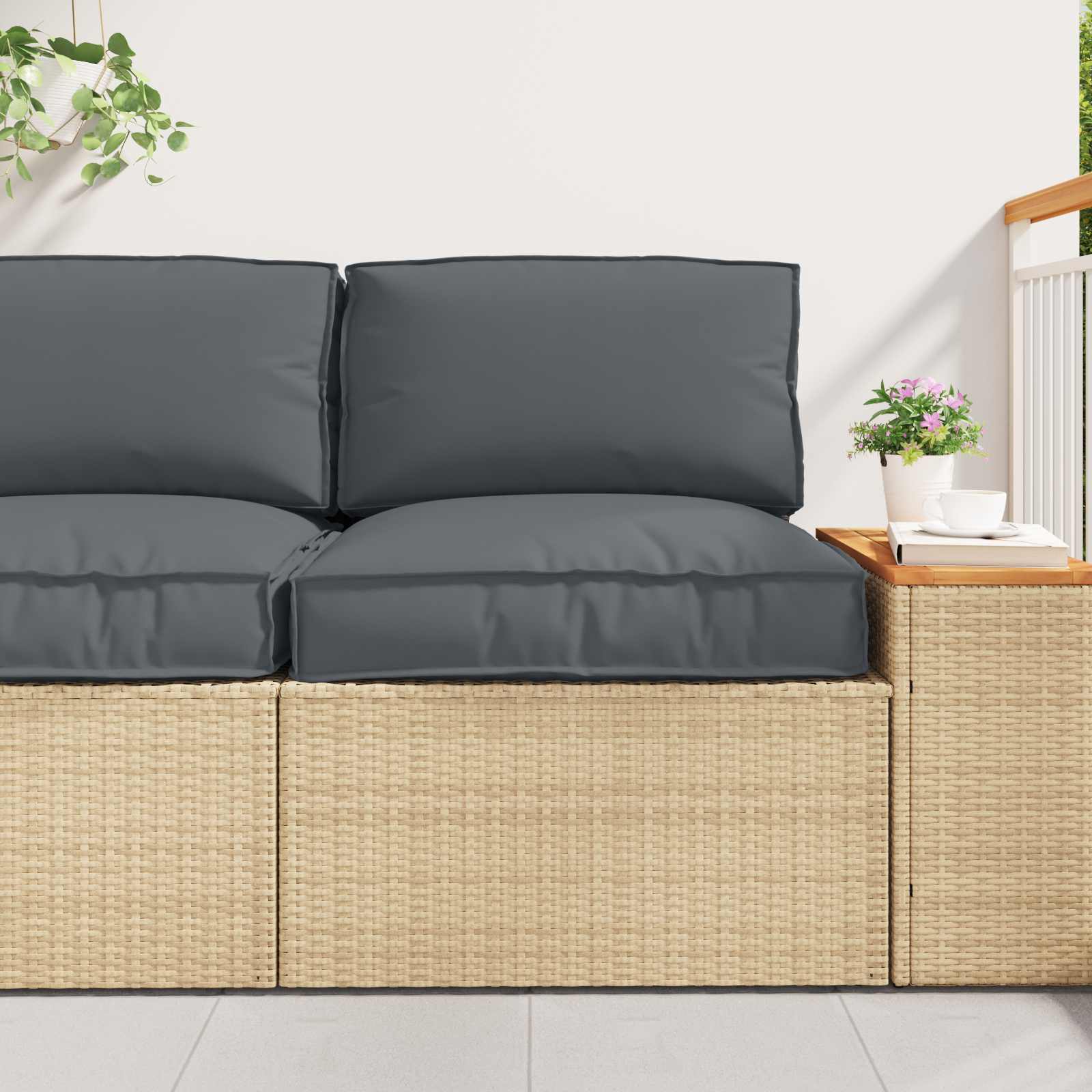 Set jastučića za palete 2 pcs Antracit Oxford tkanina