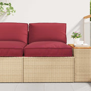 Set jastučića za palete 2 pcs Krema Oxford tkanina