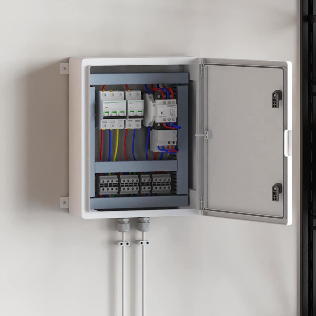 Upravljački ormar Siva 47 x 17,5 x 50 cm ABS plastika