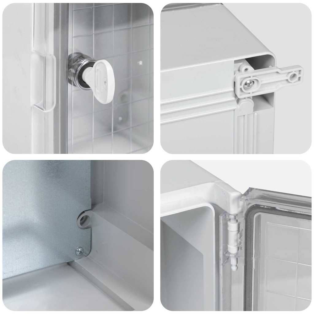 Upravljački ormar Siva 25 x 13 x 24 cm ABS plastika