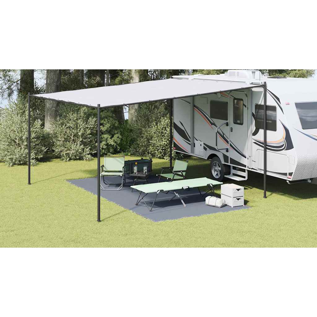 Teppi za šator Plava i siva 500 x 250 cm Polietilen