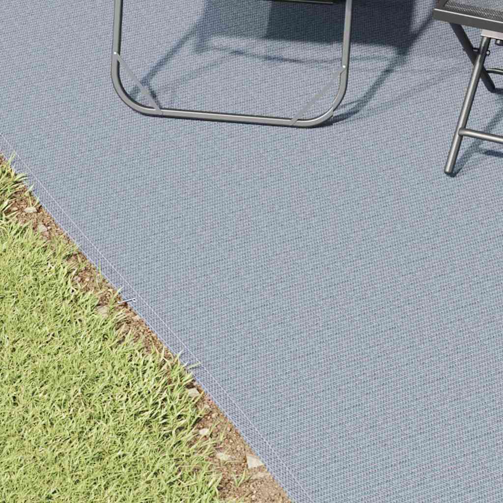 Teppi za šator Plava i siva 400 x 400 cm Polietilen